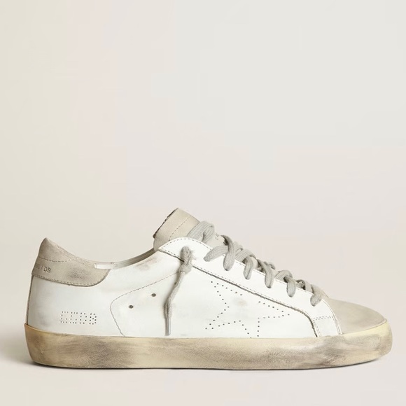 Golden Goose Other - Super-Star sneakers with perforated star and ice-gray nubuck heel tab
